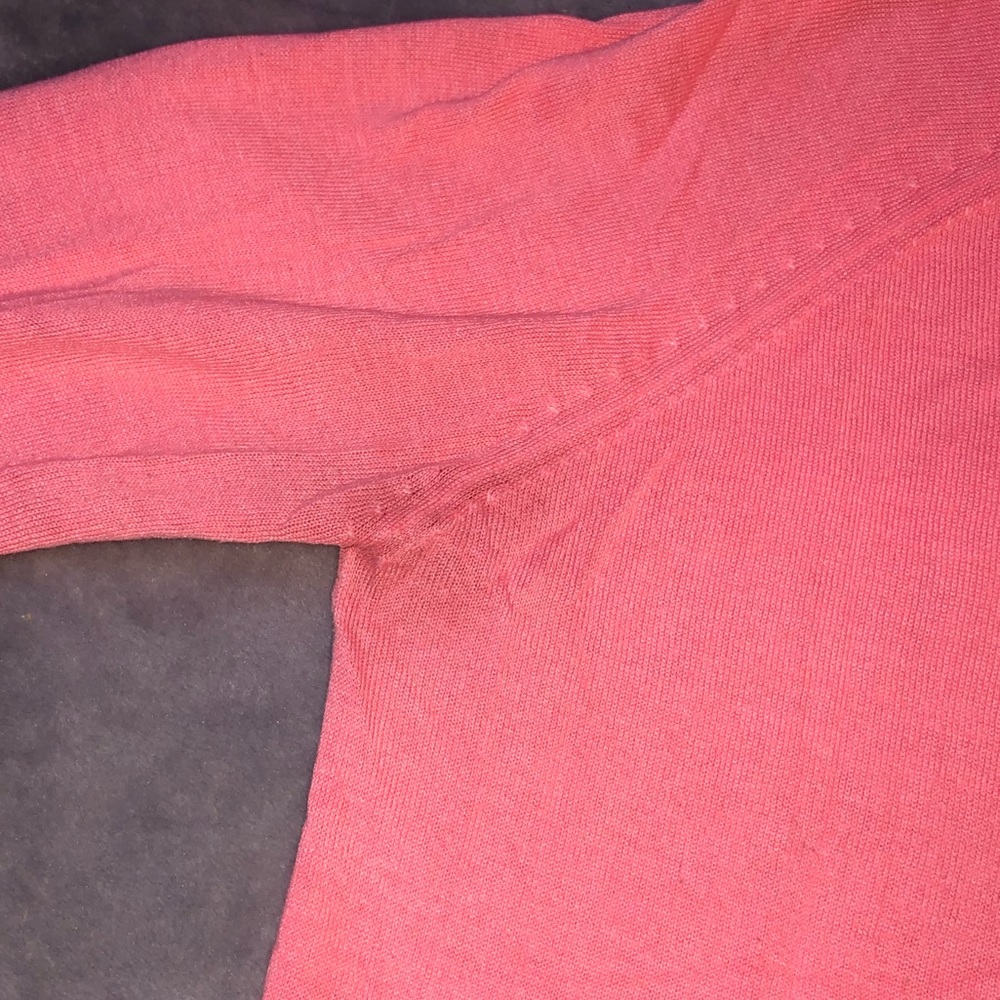 Zara knit lightweight pink long sleeve - Picture 6 of 8